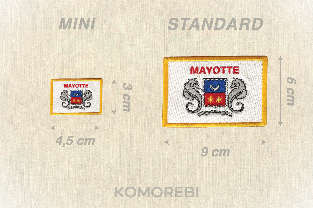 Mayotte - Drapeau Brodé
