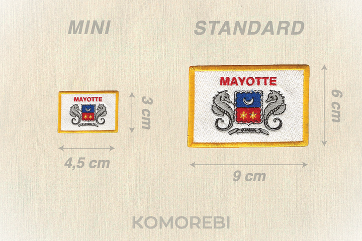 Mayotte - Drapeau Brodé