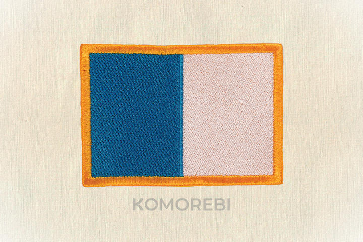 Menton - Drapeau Brodé