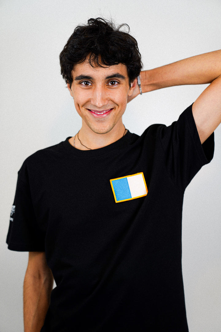 Menton • T-shirt mit Flagge