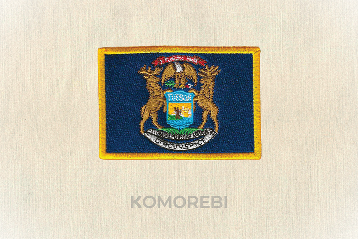 Michigan - Drapeau Brodé