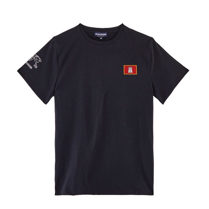 Hamburg • T-Shirt mit Flagge