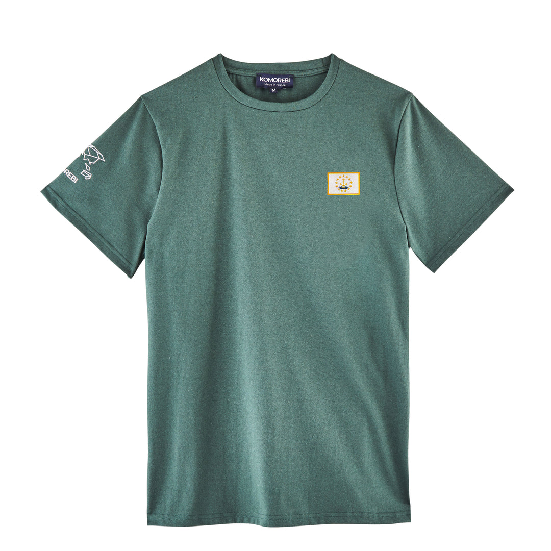 Rhode Island • T-Shirt mit Flagge