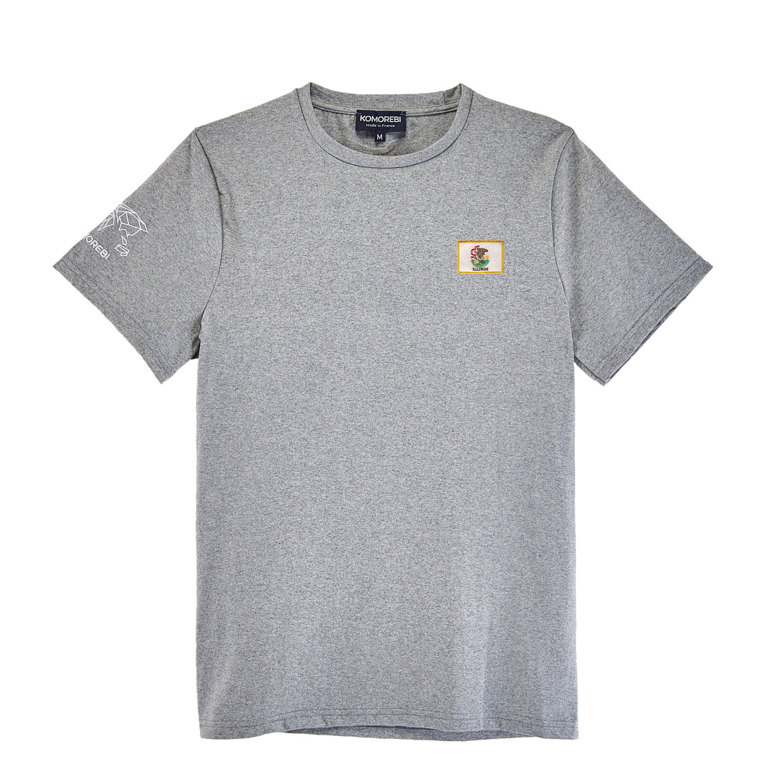 Illinois • T-shirt drapeau