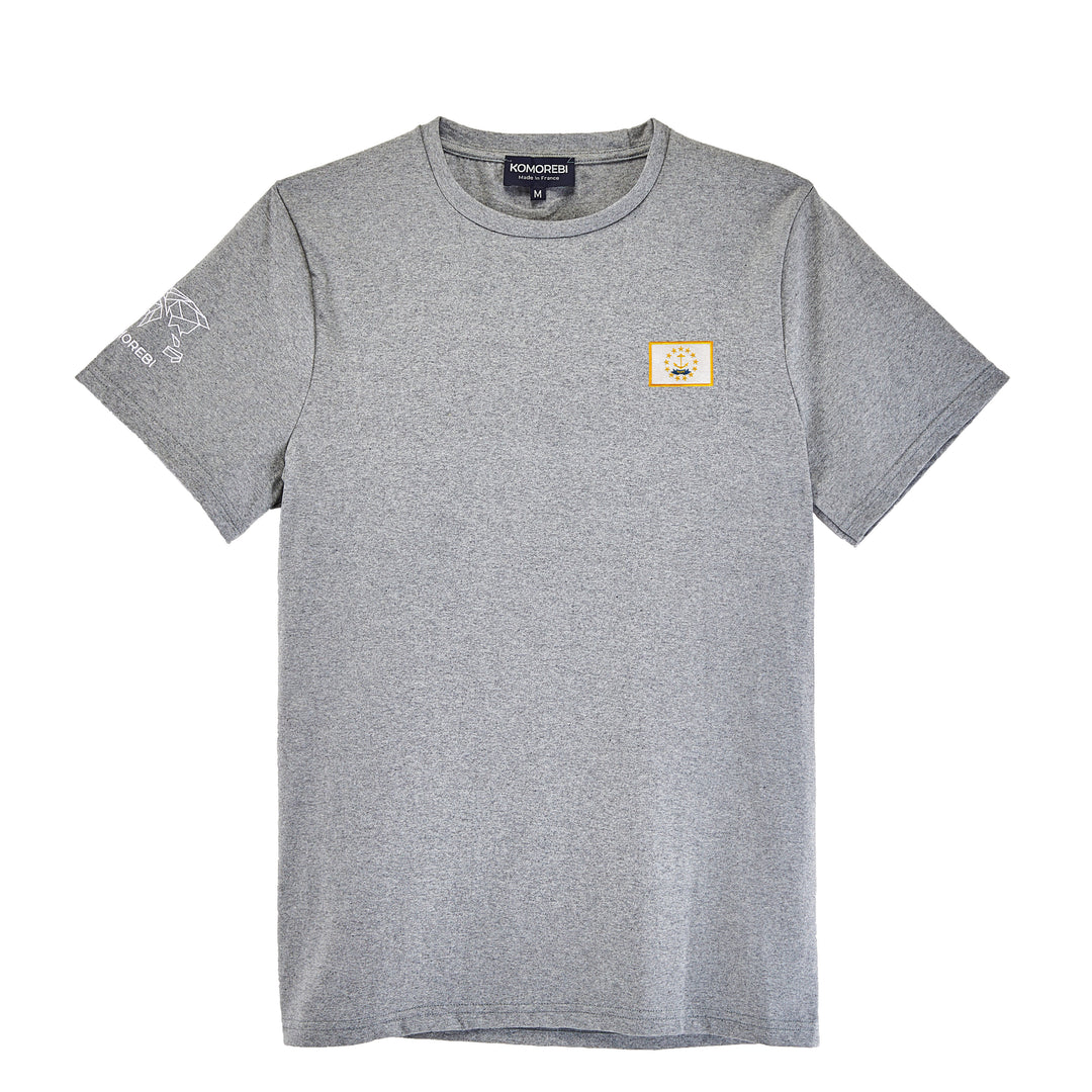 Rhode Island • T-Shirt mit Flagge