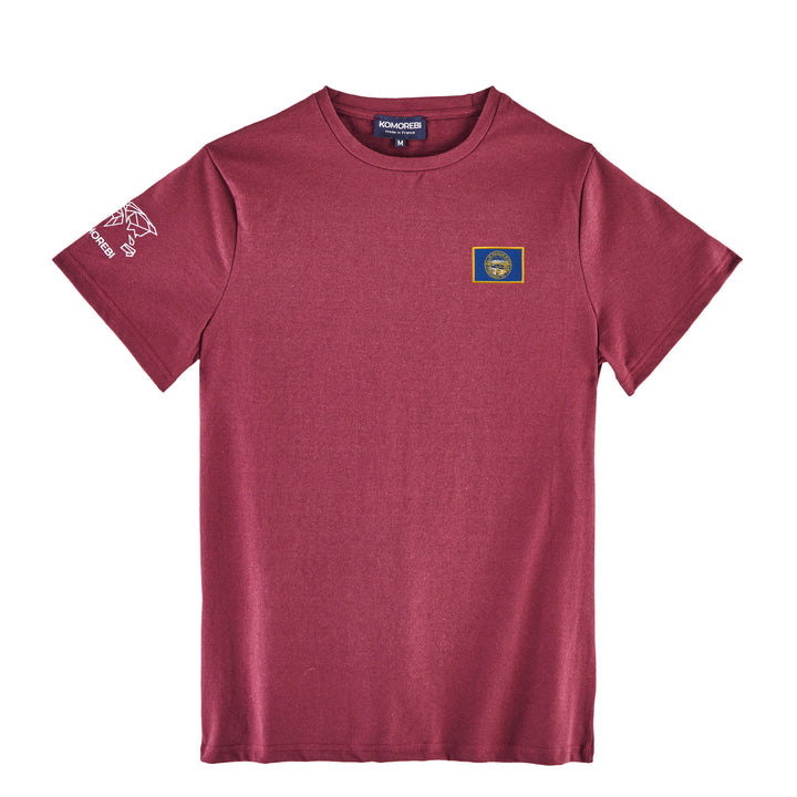 Nebraska • T-shirt mit Flagge