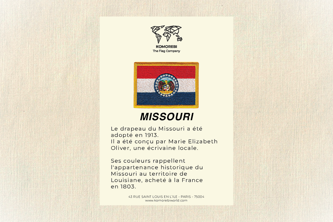 Missouri - Drapeau Brodé