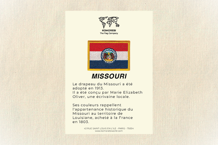 Missouri - Drapeau Brodé