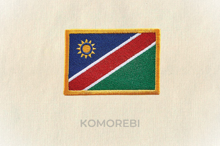Namibie - Drapeau Brodé