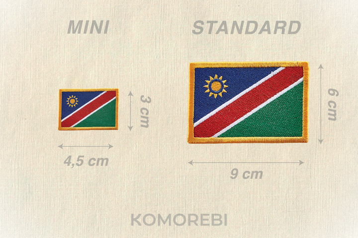 Namibie - Drapeau Brodé