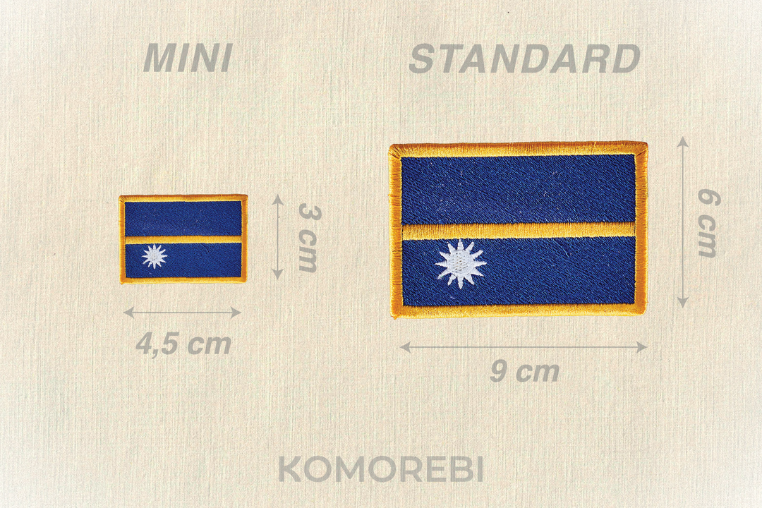 Nauru - Drapeau Brodé