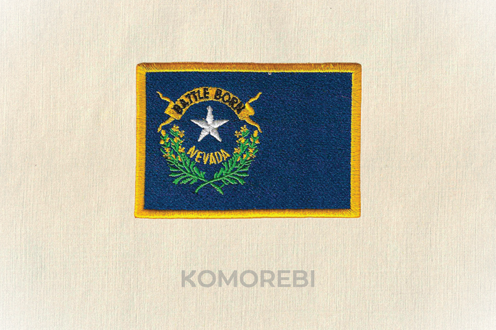 Nevada - Besticktes Flagge