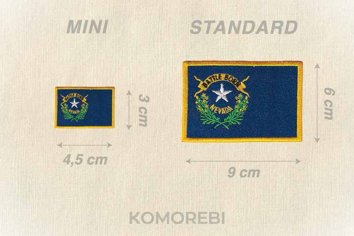 Nevada - Besticktes Flagge