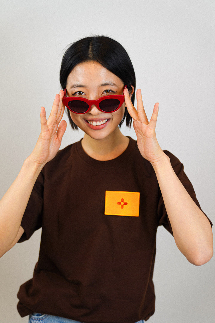 Neuen Mexiko • T-Shirt mit Flagge