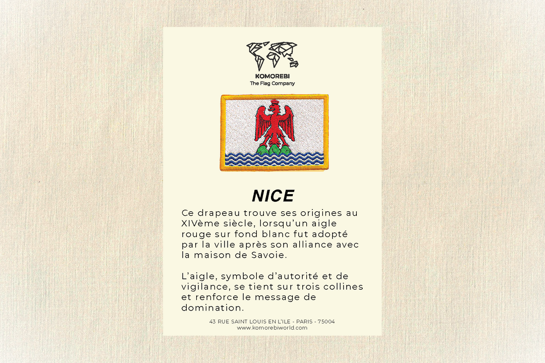 Nice - Drapeau Brodé
