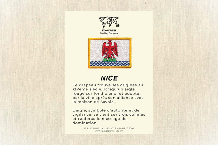 Nice - Drapeau Brodé