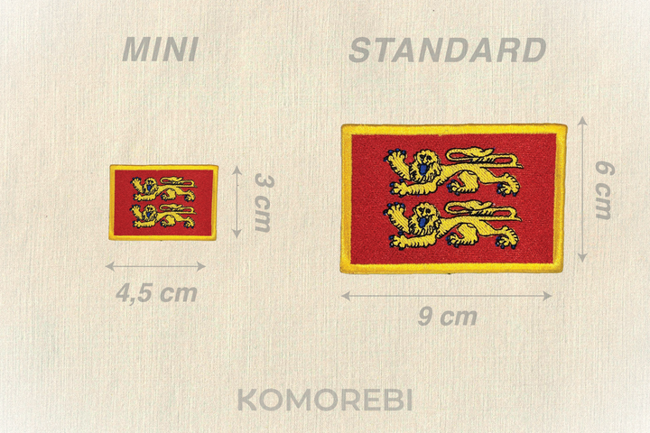 Normandie - Drapeau Brodé
