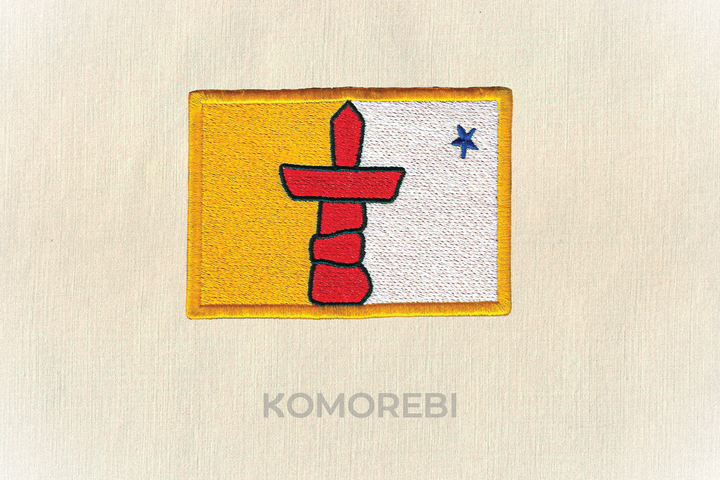 Nunavut - Drapeau Brodé
