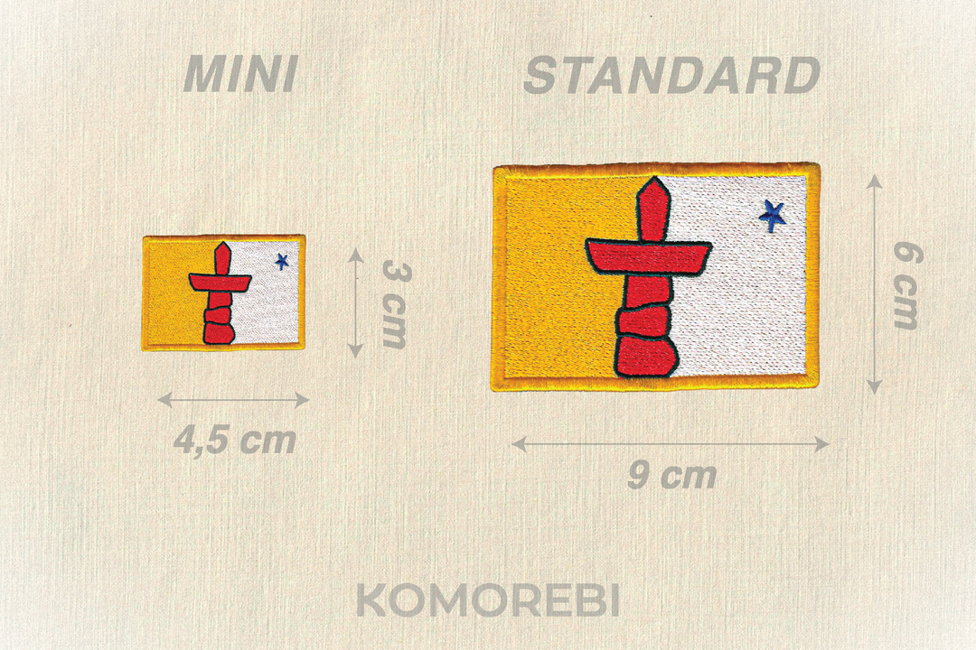 Nunavut - Drapeau Brodé