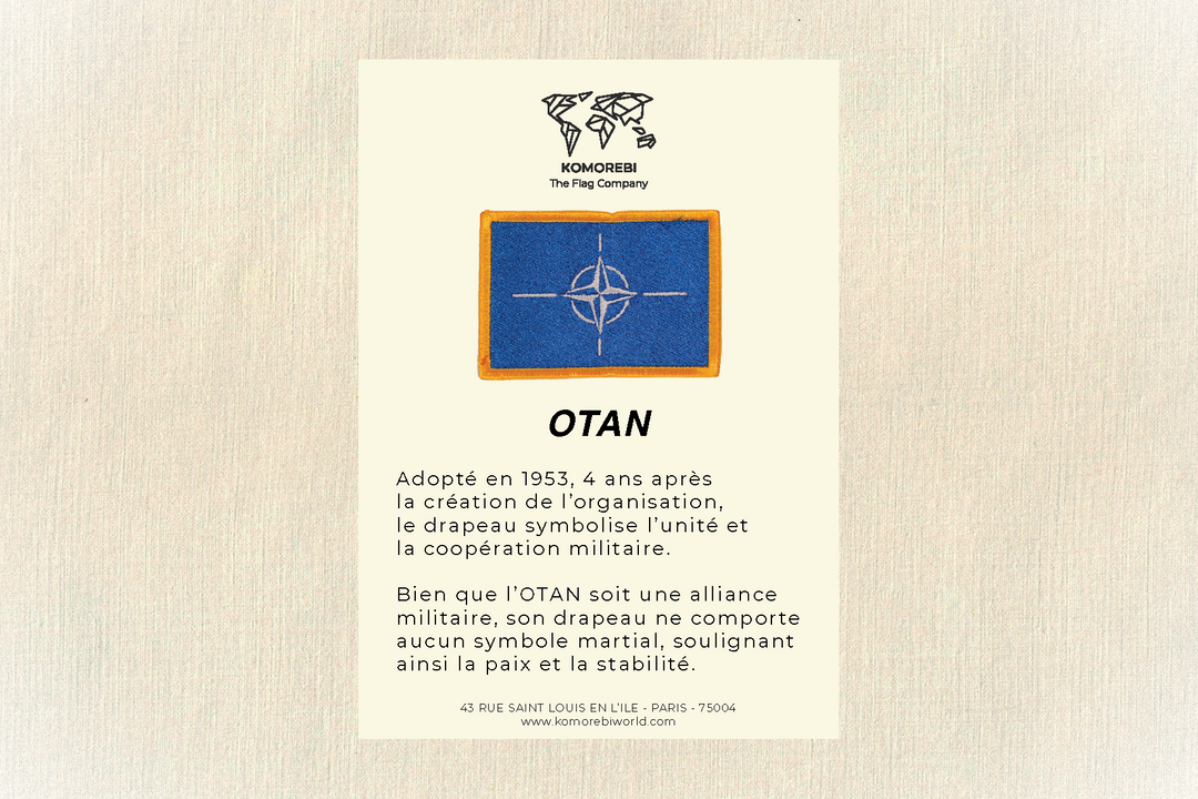 OTAN - Drapeau Brodé