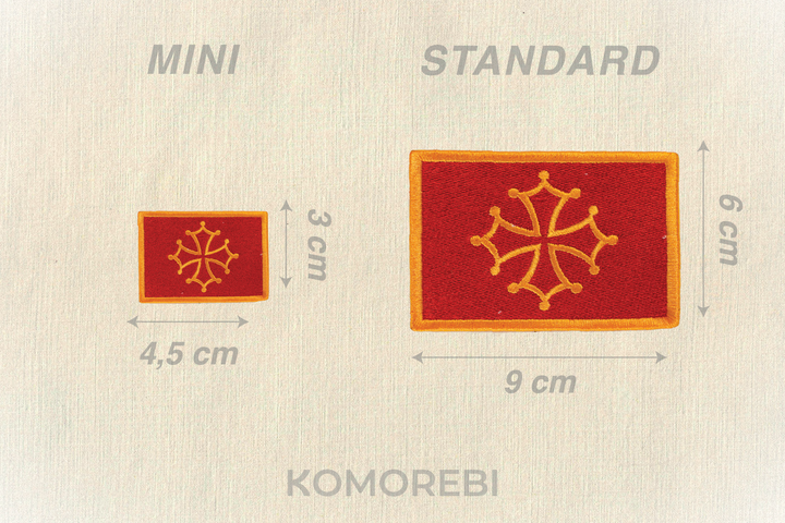 Occitanie - Drapeau Brodé