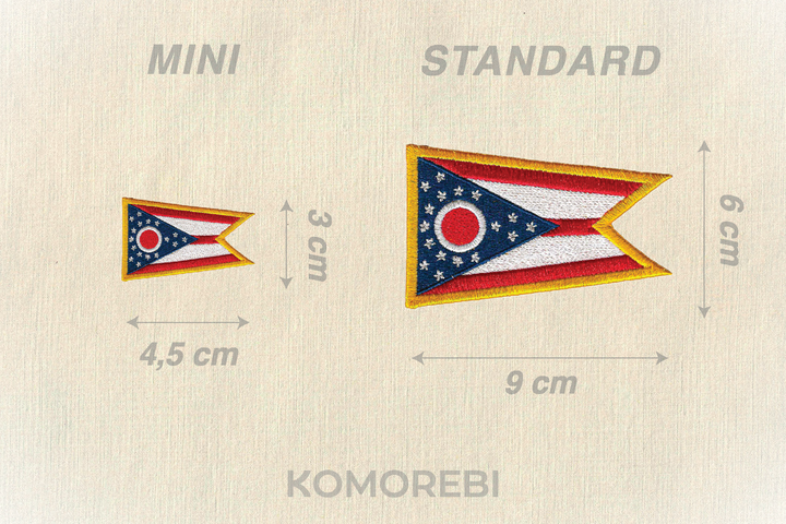 Ohio - Bestickter Fahne