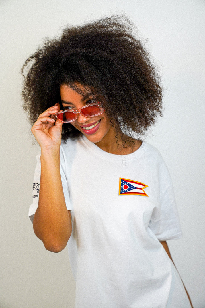 Ohio • T-Shirt mit Fahne