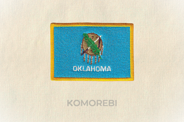 Oklahoma - Drapeau Brodé