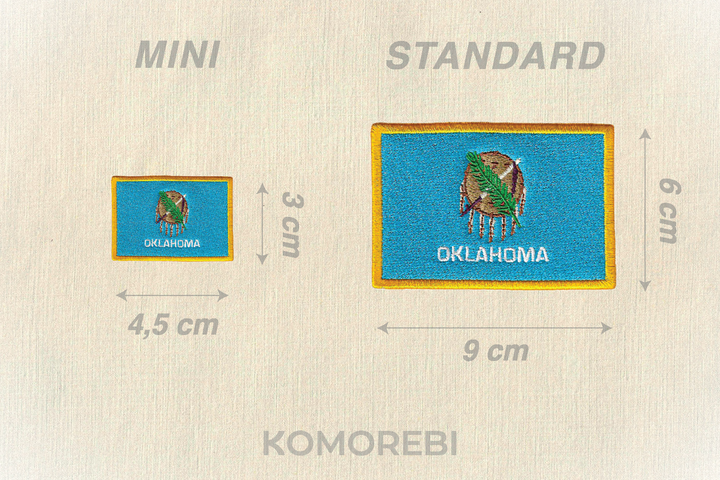 Oklahoma - Drapeau Brodé