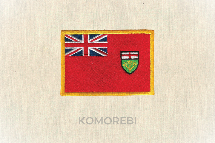 Ontario - Drapeau Brodé