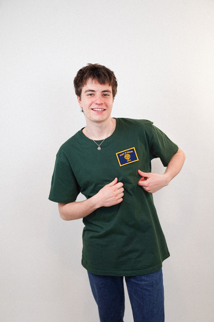 Oregon • T-shirt drapeau