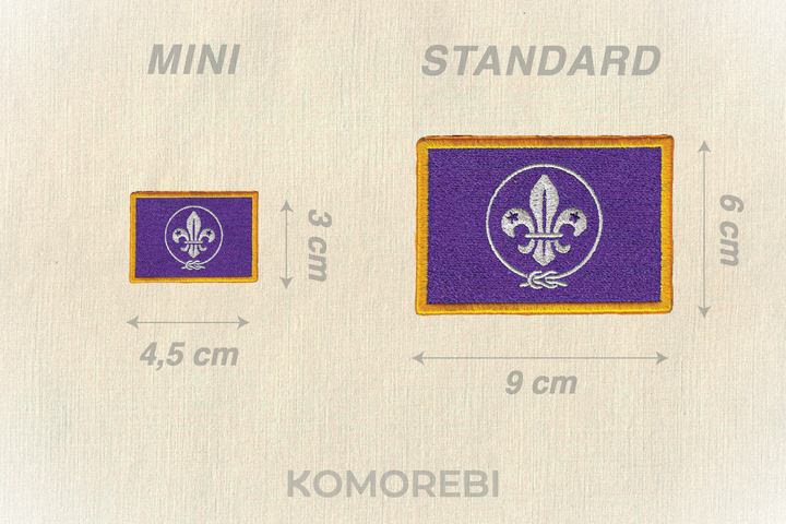 Organisation Mondial Des Scouts - Drapeau Brodé