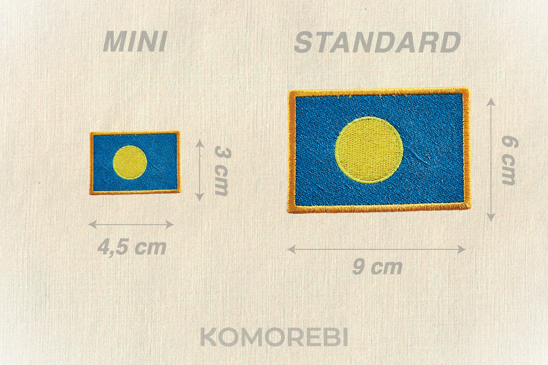 Palaos - Drapeau Brodé