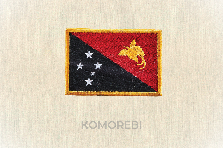 Papouasie Nouvelle Guinée - Drapeau Brodé
