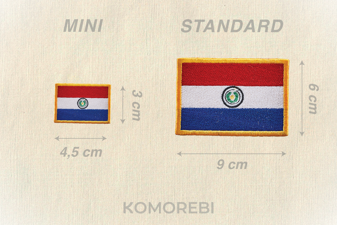 Paraguay - Drapeau Brodé
