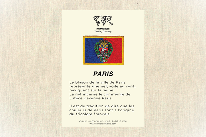 Paris - Drapeau Brodé