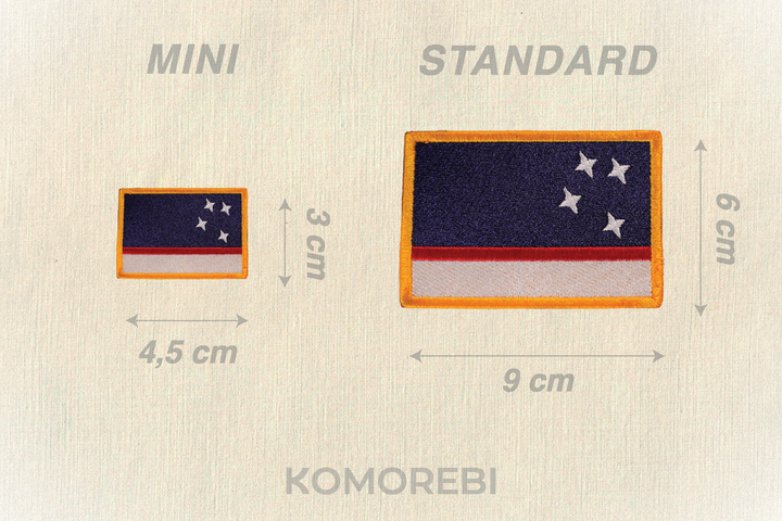 Patagonie - Drapeau Brodé