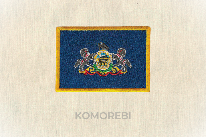 Pennsylvanie - Gesticktes Flagge