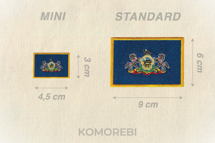 Pennsylvanie - Gesticktes Flagge