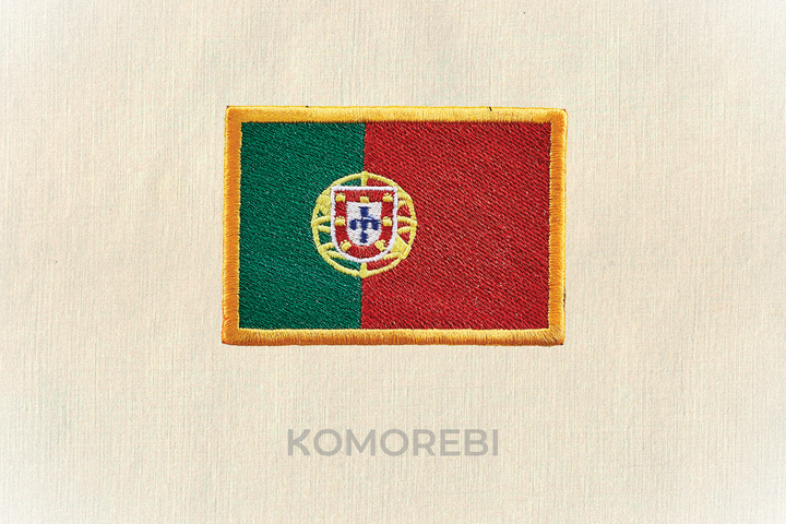 Portugal - Embroidered Flag