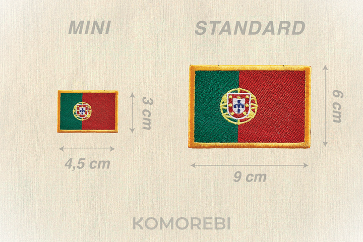Portugal - Embroidered Flag