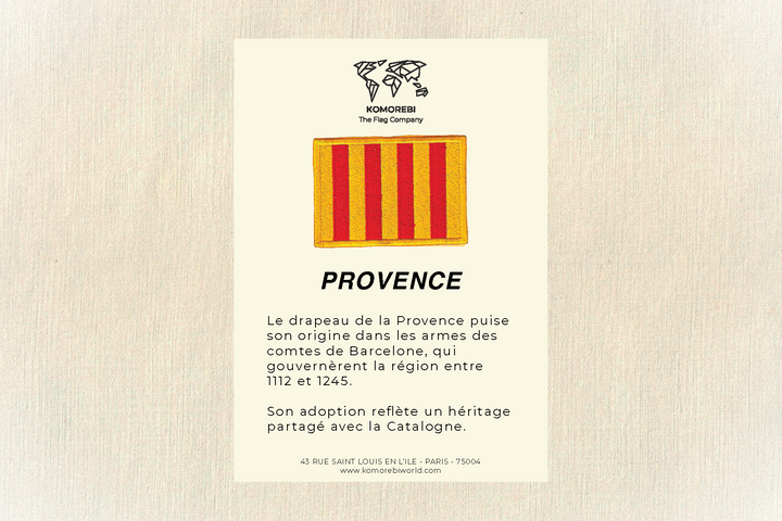 Provence - Drapeau Brodé