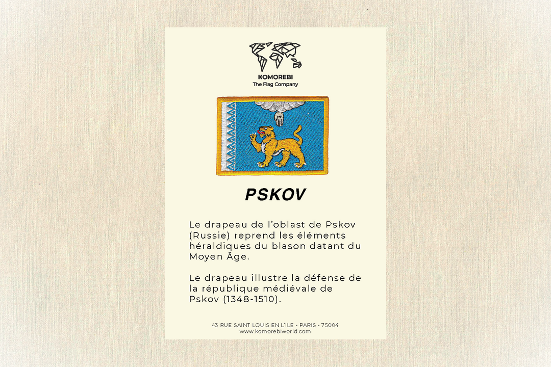 Pskov - Embroidered Flag