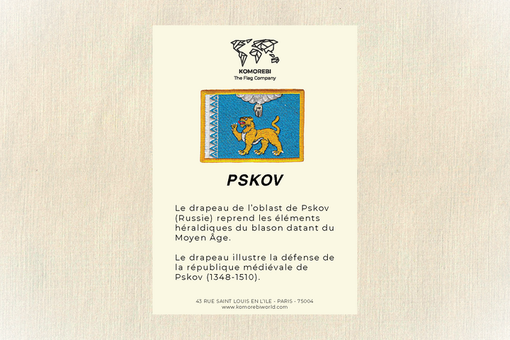 Pskov - Embroidered Flag