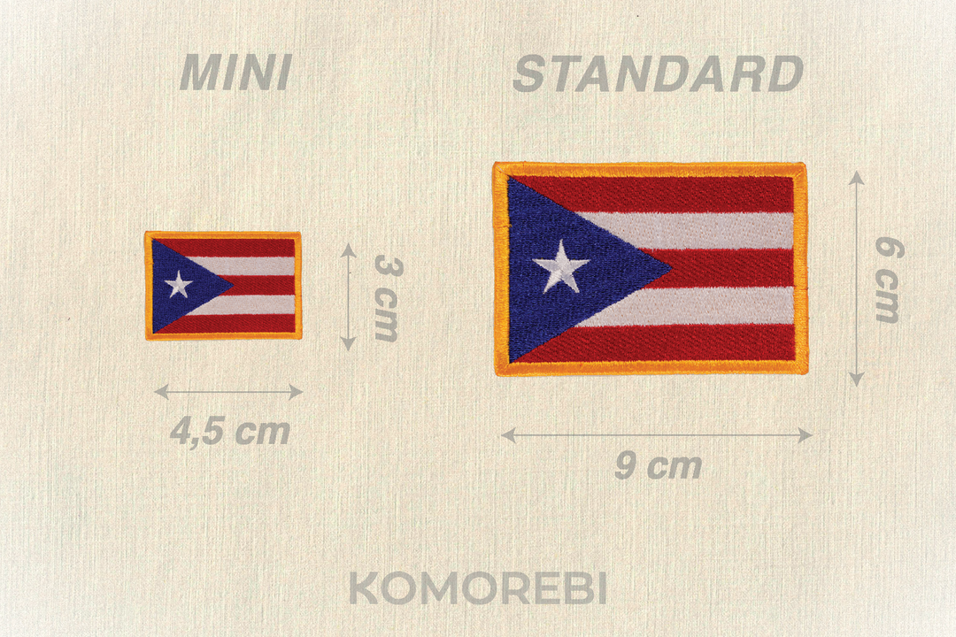 Puerto Rico - Drapeau Brodé