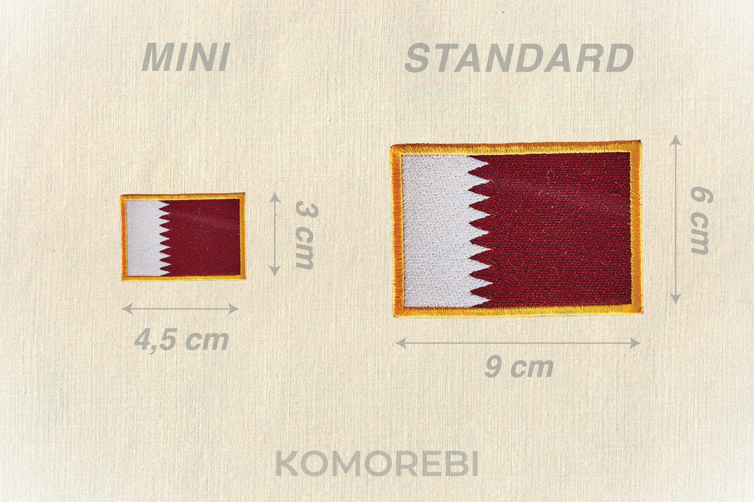 Qatar - Drapeau Brodé