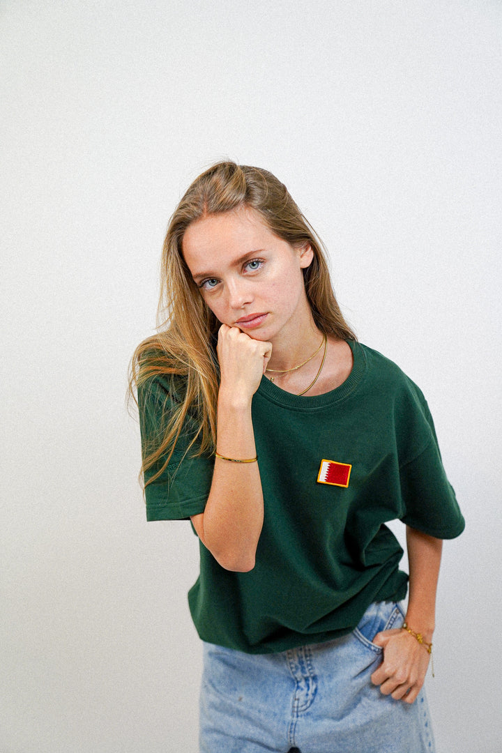 Qatar • T-shirt mit Flagge