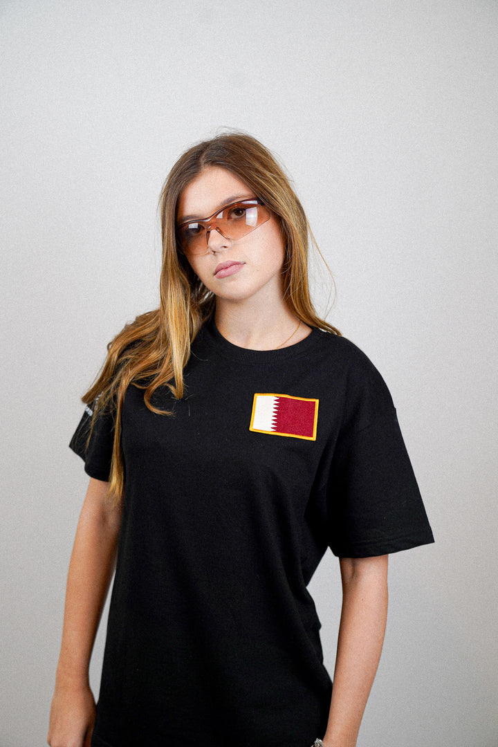 Qatar • T-shirt mit Flagge