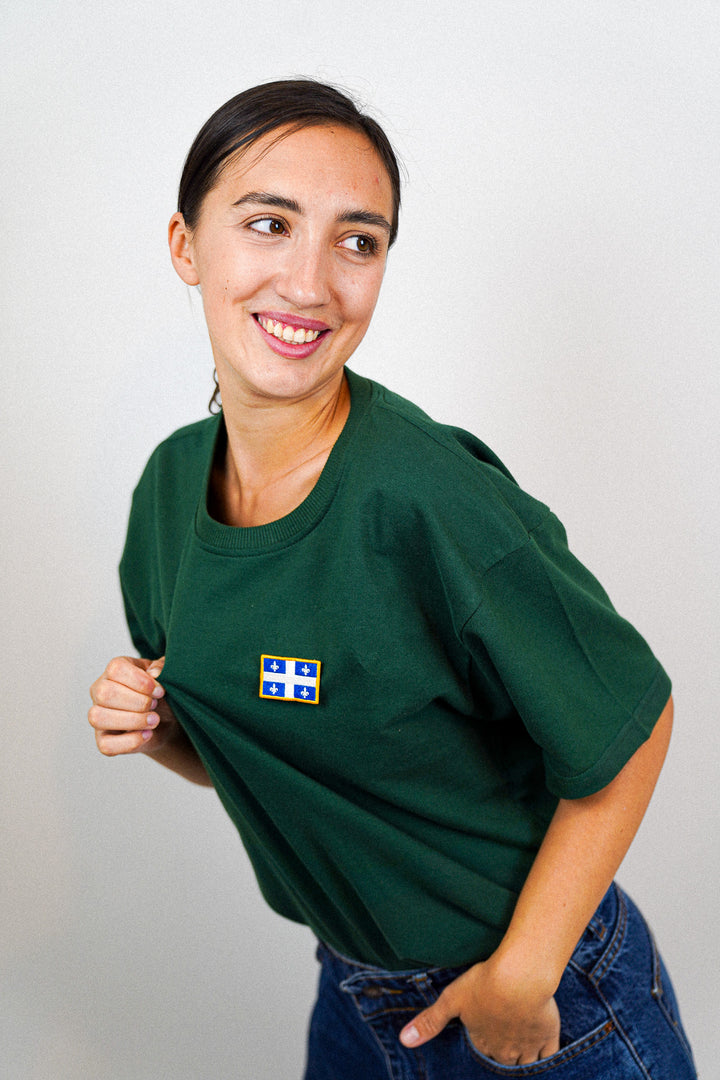 Québec • T-shirt drapeau