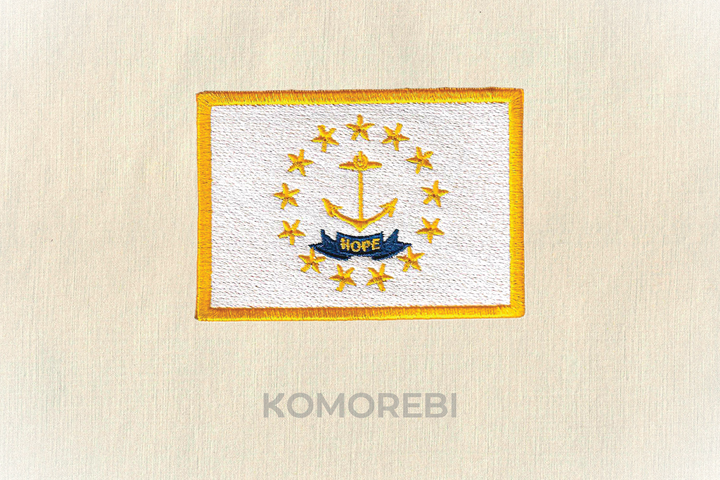 Rhode Island - Drapeau Brodé